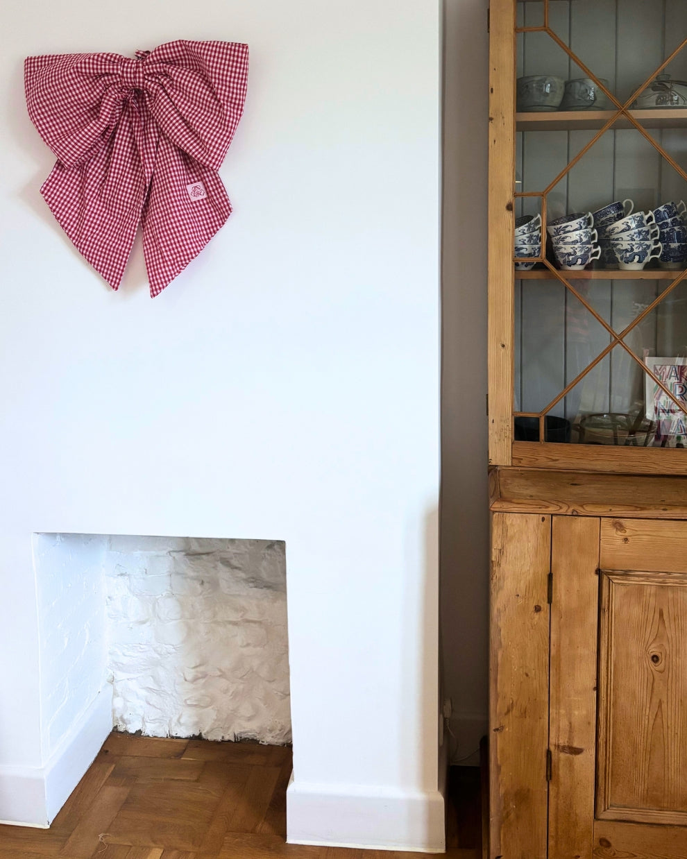 Puffy Bow - Red Gingham